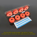 8pcs/set Plastic Wraping Board Fishing Line Wire Shaft Coil Coils Tackle