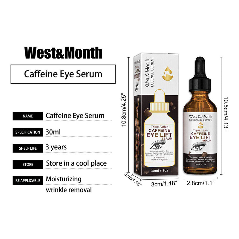 Skin Care Eye Serum Vitamin C Reduce Puffiness Dark Circles Fine Lines Skin Care