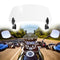Wind Deflector Clip On Motorcycle Motorcycle Windshield Extension Spoiler