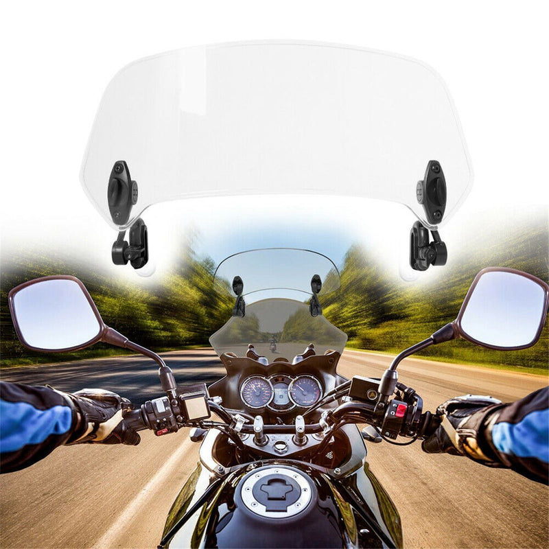 Wind Deflector Clip On Motorcycle Motorcycle Windshield Extension Spoiler