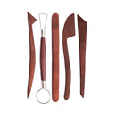 Wooden DIY Pottery Sculpture Carving Cutter Ceramic Tool Graver Clay Tool