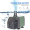 1500L/H 25W Submersible Aquarium Landscape Pond Water Fountain Pump (US)