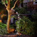 LED Kettle Solar Light Watering Can Sprinkle Fairy Lamp Garden Decor (A) Newly