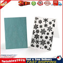 Christmas Snowflake Plastic Embossing Folder for Scrapbook DIY Album Card Newly