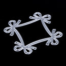 1 Set Bowknot Lace Pattern Emboss Cutting Dies Stencil for Scrapbooking DIY