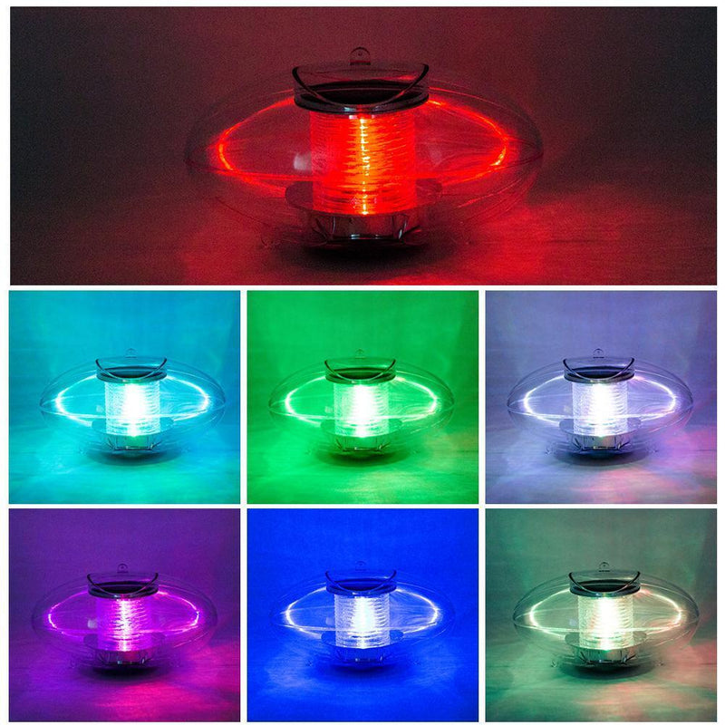 Colorful Floating Underwater LED Disco Light Glow Swimming Pool Spa Solar L
