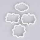 4pcs/lots of cake decorating plastic molds pastry cookie cookie cutter cake