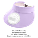 #A Summer Hat with Fan Sun Protection Breathable Shade Hat for Sport Camping Hik