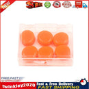 Soft Swimming Earplugs Water Waterproof Silicone Diving Supplies (Orange) Newly