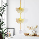 #A Crystal Wind Chime Prism Lotus Ginkgo Four Leaves Dream Catchers Curtain Deco