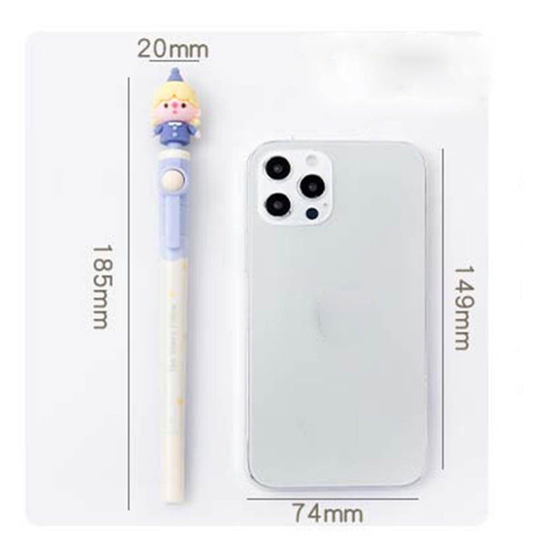 Writing Supplies Unzip Black Ink Cartoon Pencils Rotating pen Gel Pens