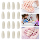 500pcs Ultra-Thin No. 3 Round Half Cover Nail Stickers Salon Exemption