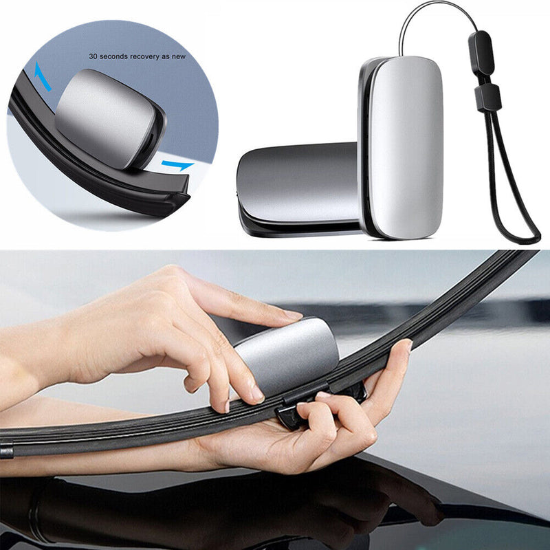 Windscreen Wiper Blade Restorer Cutter Cleaner Car Repair Tool (Indigo)