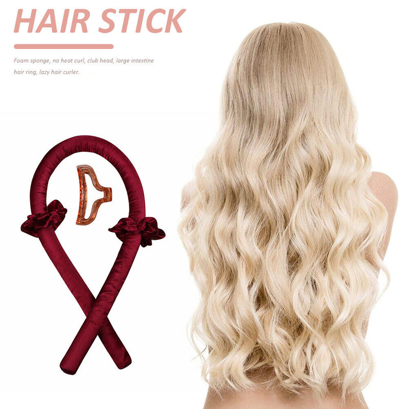 Sponge Hair Roller No Heat Hair Wave Curler Rod Sleep Hairdressing Tool (3)
