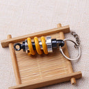 Motorbike Shock Absorber Shaped Key Ring Cool Motorcycle Keychain Pendant Dec