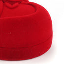 Luxury Gift Storage Cute Jewelry Box Velvet Ring Box Wedding Ring Box Red Heart
