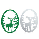 Christmas Elk Cutting Dies Stencils Scrapbook Embossing DIY Craft Album -160937