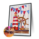 Diamond Painting Kit lighthouse Full Round Rhinestone Wall