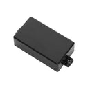 2pcs Plastic Sealed Double Coil Humbucker Pickup Cover For Guitar(Black) Newly