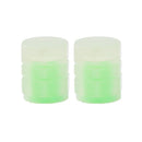 Luminous Stem Cover Tire Valves Caps Universal Valves Nozzles (12pcs Green)