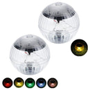 Solar Powered Floating Lights LED Lamp Pond Light Floating Fountain Lights