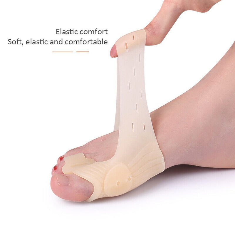 Toe Separator Hallux Valgus Bunion Corrector Feet Bone Adjuster (Magnetite)