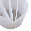 Split Color Mixing Cups Paints Art Tool 4 Channels Pouring Cup White (3) Newly
