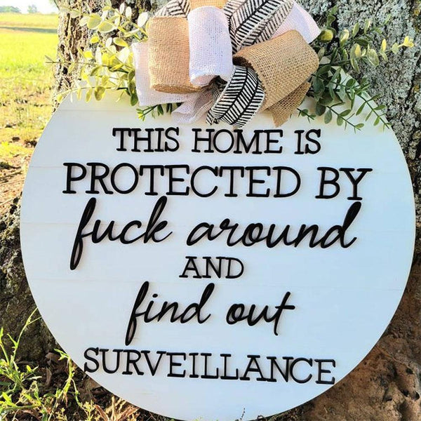 Welcome Door Sign Porch Wall Hanging Bow Greenery Home Crafts Pendant Decor.