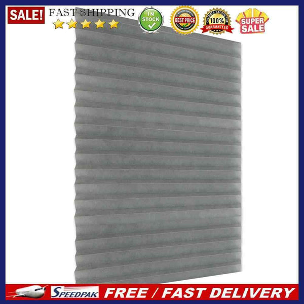 Self-Adhesive Pleated Blinds Bathroom Half Blackout Window Curtains Shades
