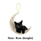 Car decoration small black cat pendant acrylic pendant car decoration