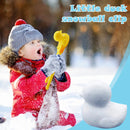 Snowball Maker Tool Plastic Snow Ball Tongs with Handle Winter Activity Sup