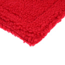 Plush Pet Hamster Cushion Mat Squirrel Warm Blanket Guinea Pig Bed Pad(Red)