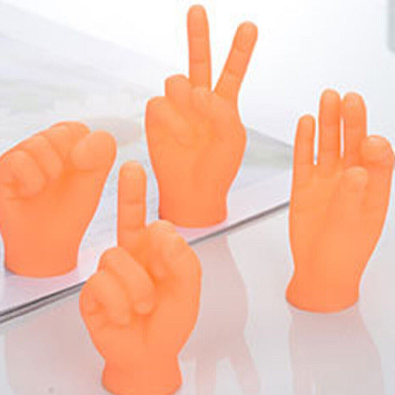 Funny Creative Mini Finger Hands Cat Massage Interactive Kitten Pet Play Toys