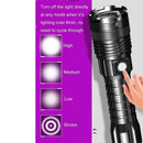 Flashlight Aluminum Camping Lamp USB Rechargeable Zoomable LED Torch Light