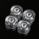 4Pcs Transparent Acrylic Speed Knob Volume Sound Control for Electric Guitar