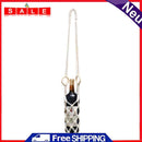 Macrame Wine Bottle Carrier - Cotton Hanging Water Bottle Net Bag (1pc)
