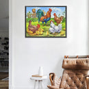 5D Diamond Painting Kit DIY Chicken Coop Full Round Drill Mosaic Pictures