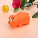 Good Anti-Squeeze Bite Resistant Latex Pig Shape Favorite Dog Molars Clean