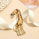 Gift Suit Accessories Women Jewelry Enamel Animal Brooch Pin Giraffe Brooch