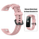 Silicone Adjustable Watch Band Wrist Strap for Huawei Honor Band 5 4 Smartw
