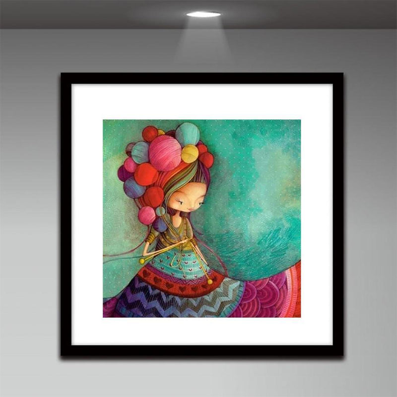 5D DIY Full Drill Diamond Painting Girl Cross Stitch Embroidery Mosaic Kit