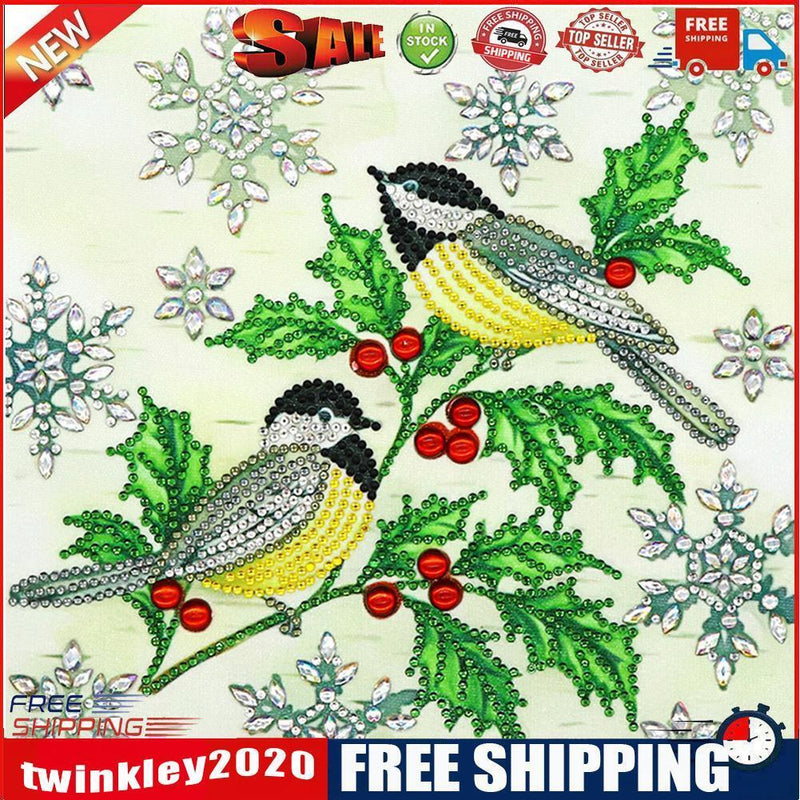 5D DIY Special Shaped Diamond Painting Magpie Cross Stitch Craft Kit Decor