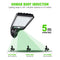 LED Solar Wall Light Outdoor Motion Sensor Lamp Garden Remote Lamp (18LED) Newly