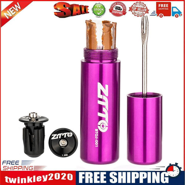 ZTTO Bike Tubeless Tire Repair Kit Rubber Stripes Tools with Handlebar Plug