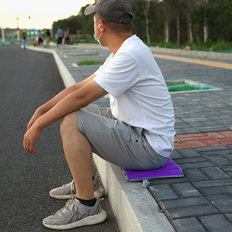 4-Fold Camping Cushion Seat Foldable Sitting Hiking Seat Pad for Outdoor Picn