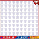 100pcs Disposable Silicone Tattoo Pigment Cup Permanent Makeup Ink Caps (L)
