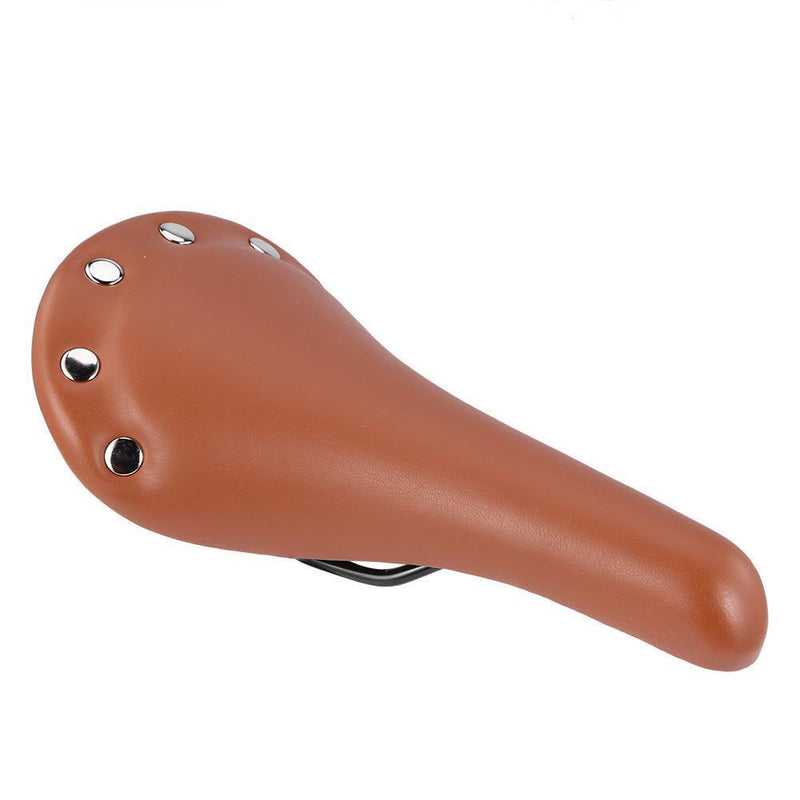 Bicycle Saddle Leather Soft Bike Seat Cover Mat MTB Bike Cushion (Brown) Newly