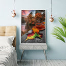 5D Diamond Painting Coffee by the Lake Full Round Drill Rhinestone Kit