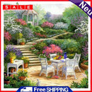 Shinyamal JinHongHuaMaoYi 5D DIY Full Drill Diamond Painting Garden Cross Stitch S