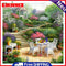 Shinyamal JinHongHuaMaoYi 5D DIY Full Drill Diamond Painting Garden Cross Stitch S
